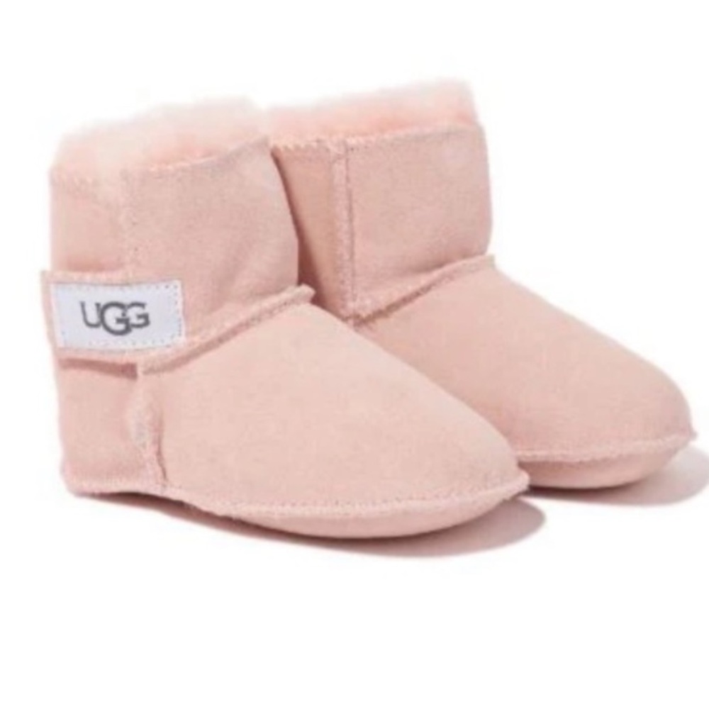 UGG Erin Soft Pink Infant Booties - pink - size small